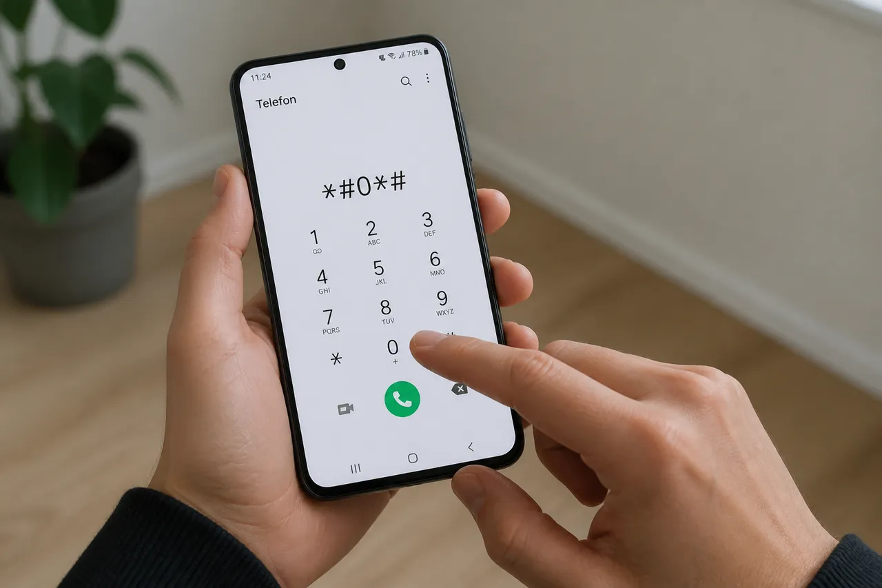 cod Samsung verificare baterie diagnosticare telefon